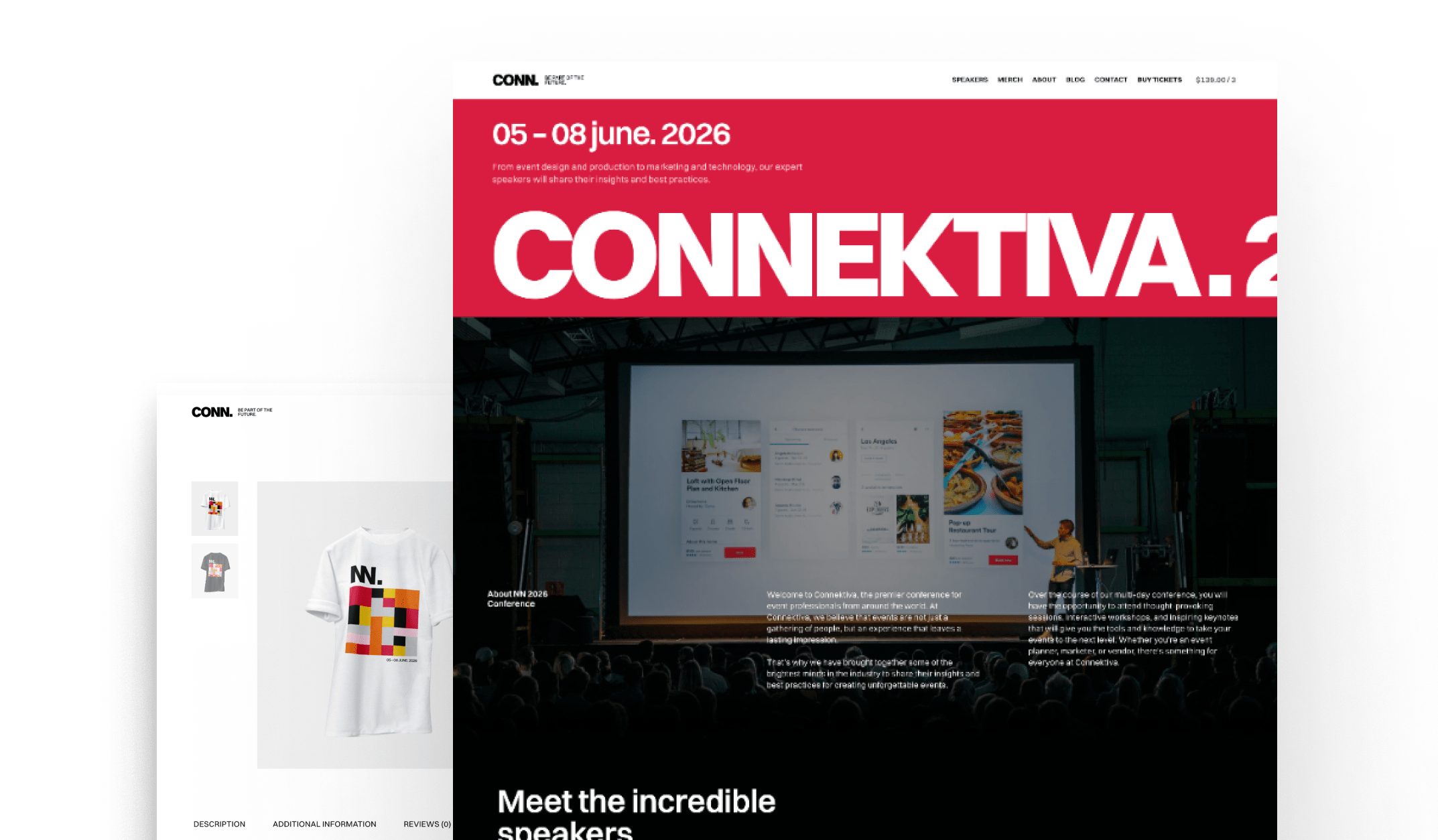 Conferences, Summits, and Professional Gatherings theme demo screenshot