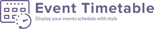events schedule logo