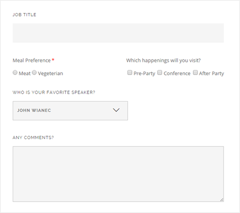 bridge for woocommerce custom forms