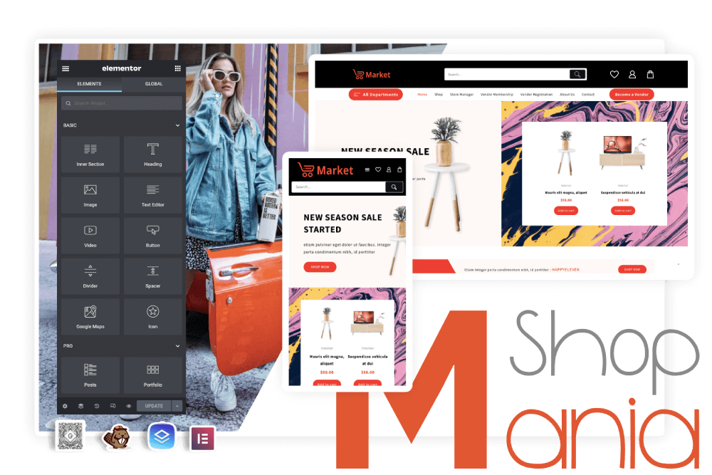 Th Shop Mania — WordPress event theme preview